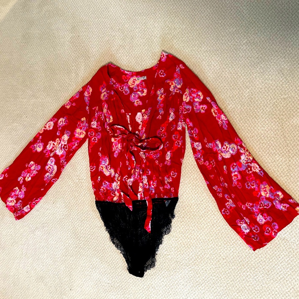 Free People body suit, large